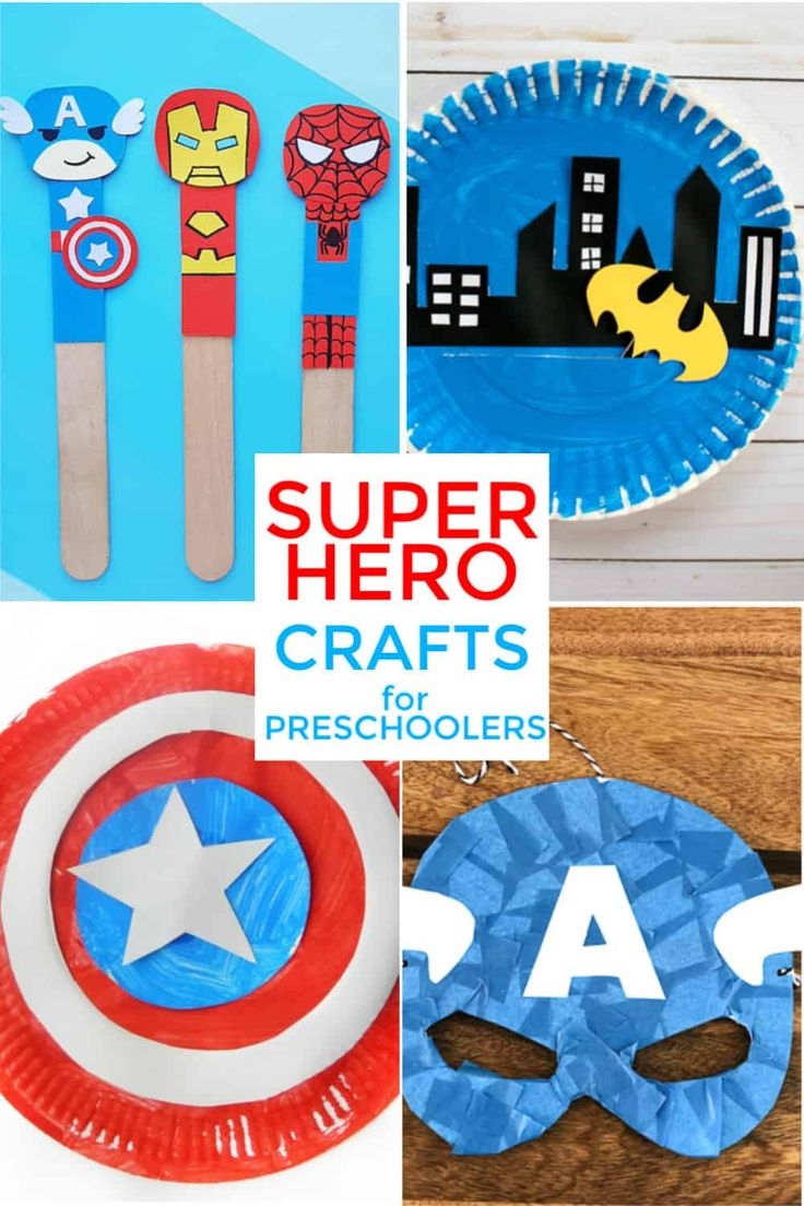 Printable Superhero Arts And Crafts