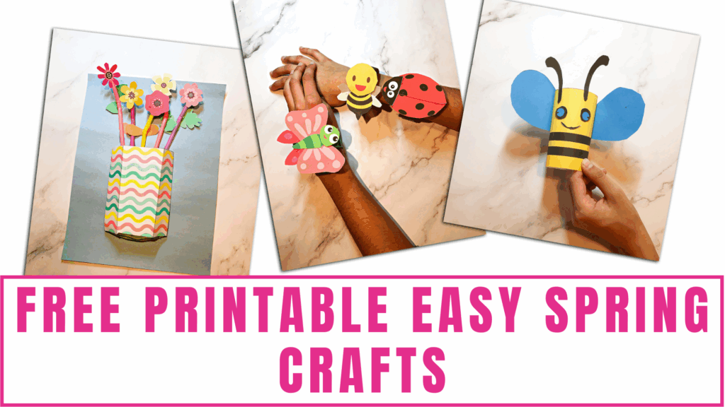 Printable Template Spring Crafts