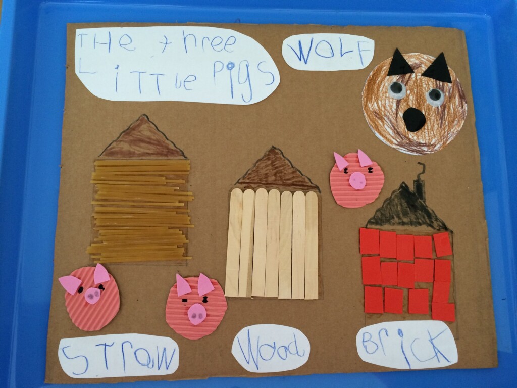Printable Three Little Pigs Craft