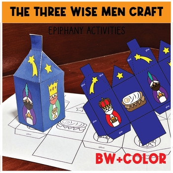 Printable Three Wise Men Craft
