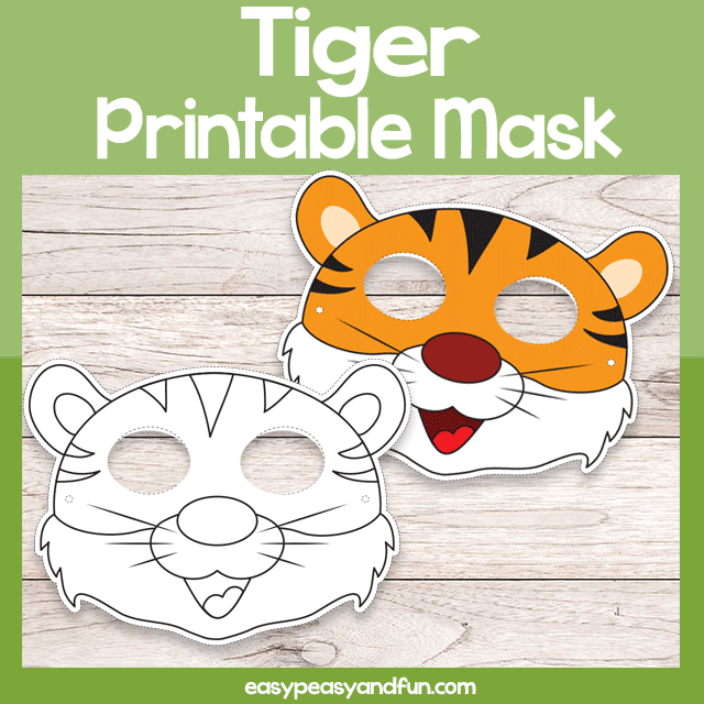 Printable Tiger Mask Template Easy Peasy And Fun Membership