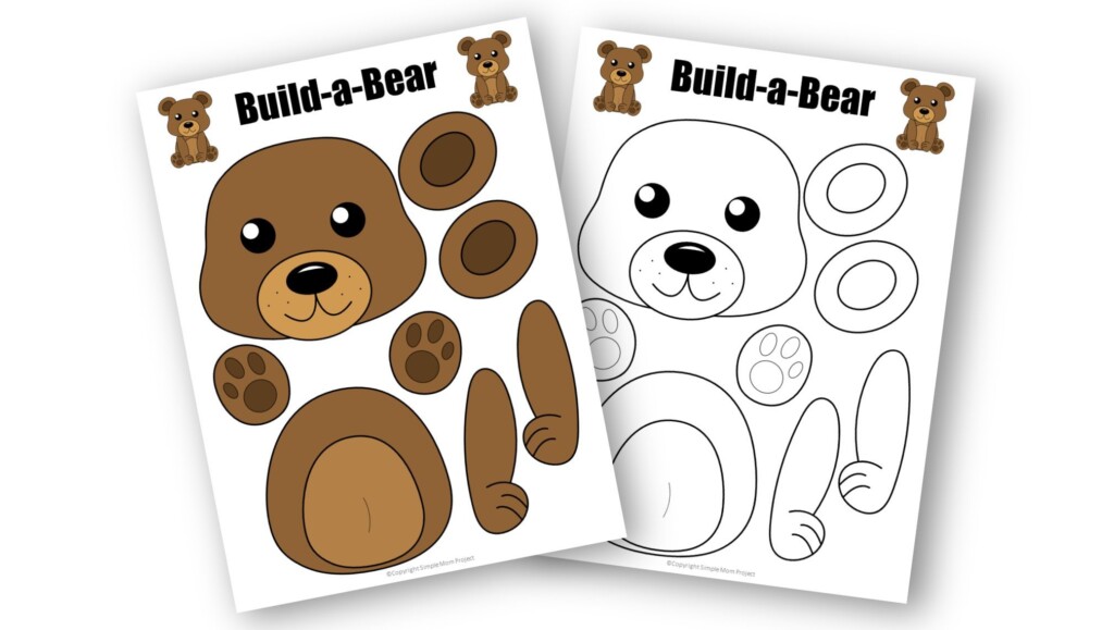 Printable Woodland Bear Printable Word Searches