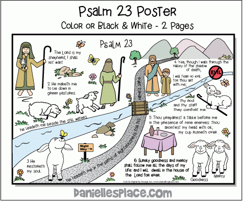 Psalm 23 Bible Crafts And Activities