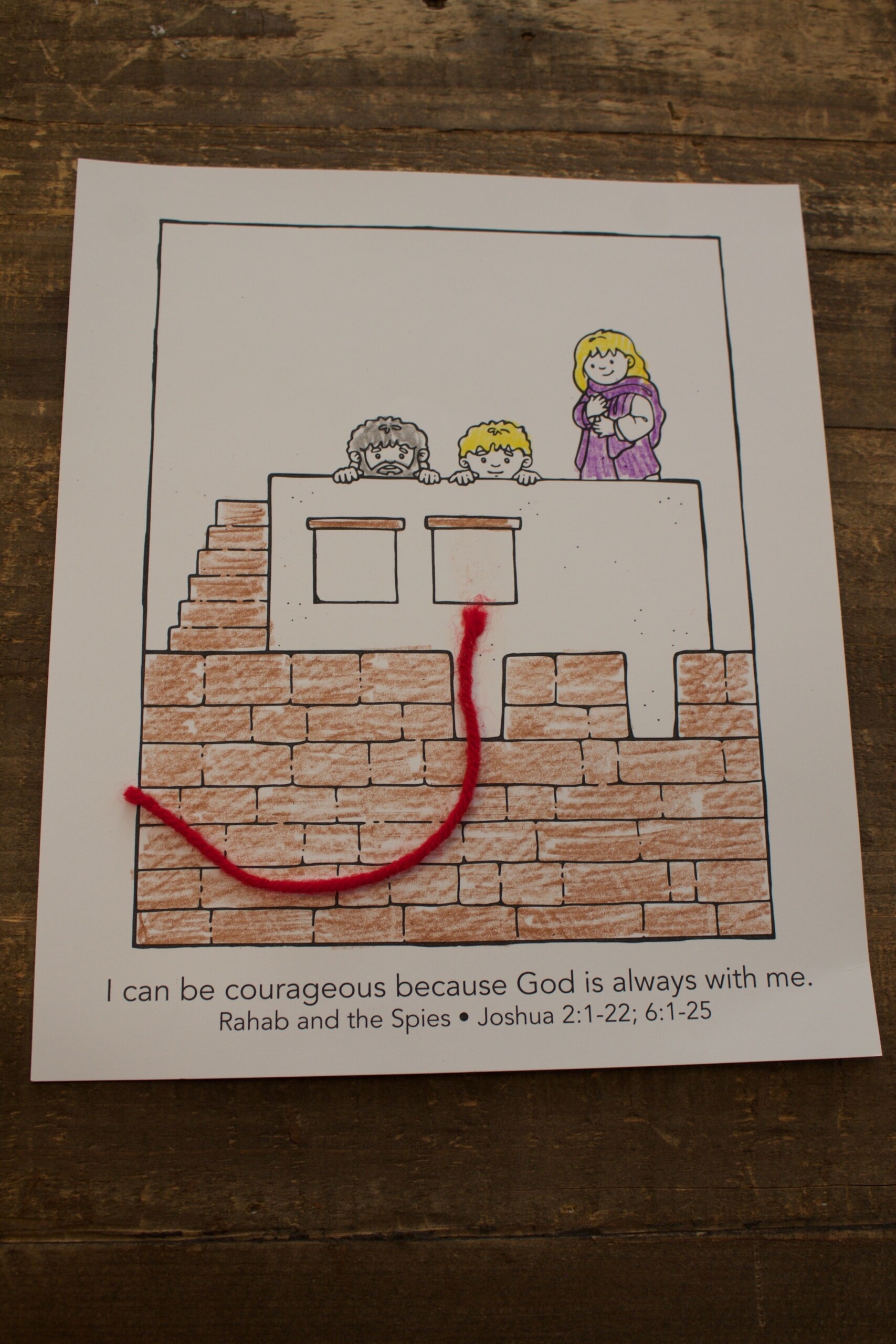 Rahab And The Spies Craft Printable