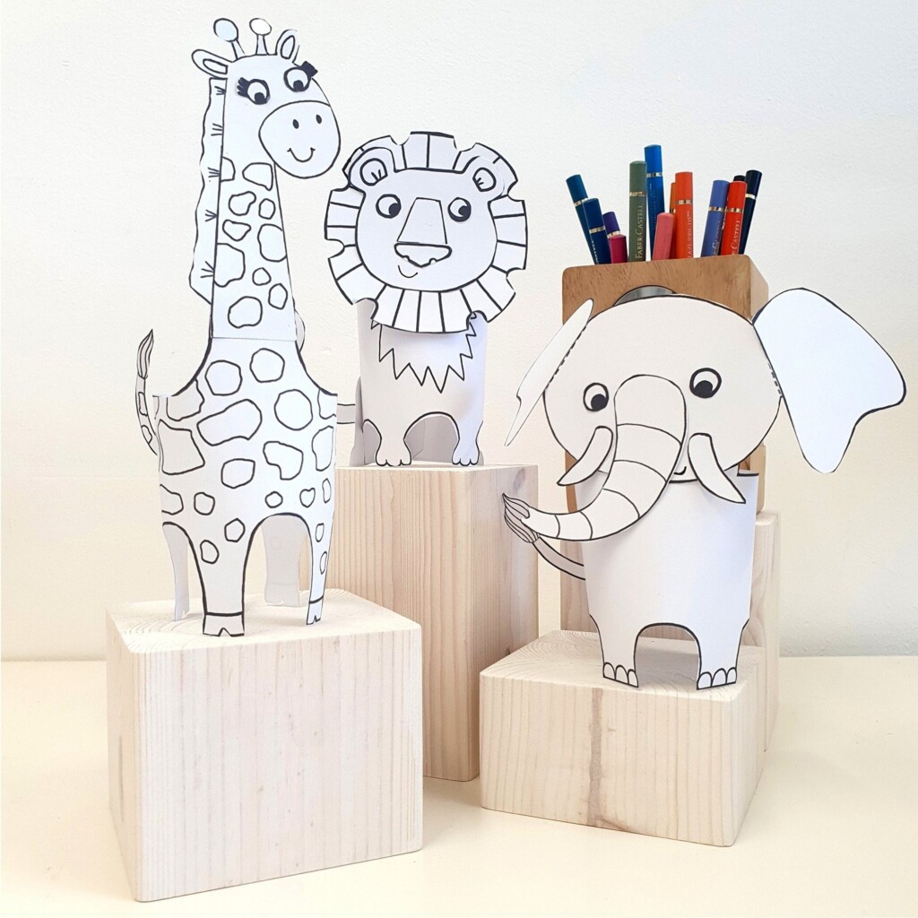 Safari Animals Printable Craft Sheets African Animal Activity Sheets 