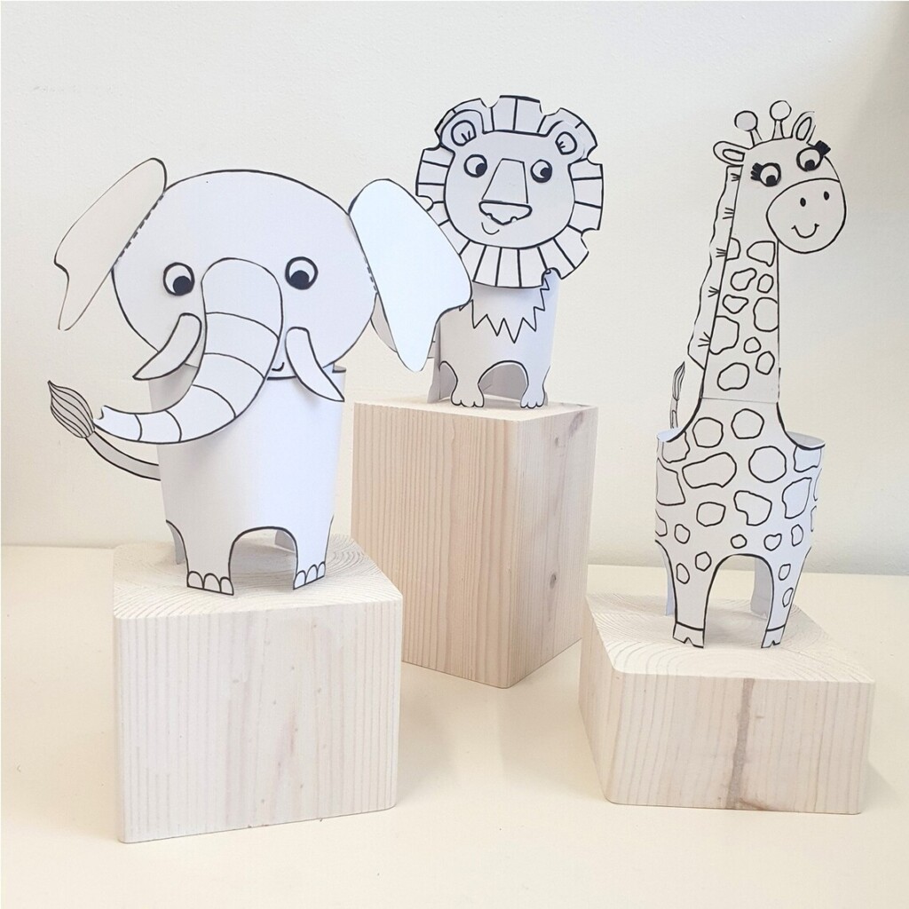 Safari Animals Printable Craft Sheets African Animal Activity Sheets 