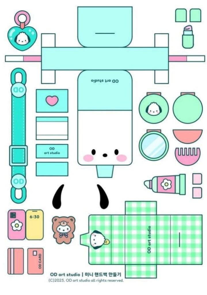 Sanrio Bags Small Manualidades Econ micas Plantillas Imprimibles 