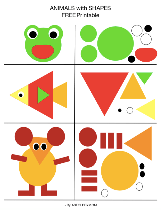 Shapes Craft For Tiny Toddlers As Told By Mom