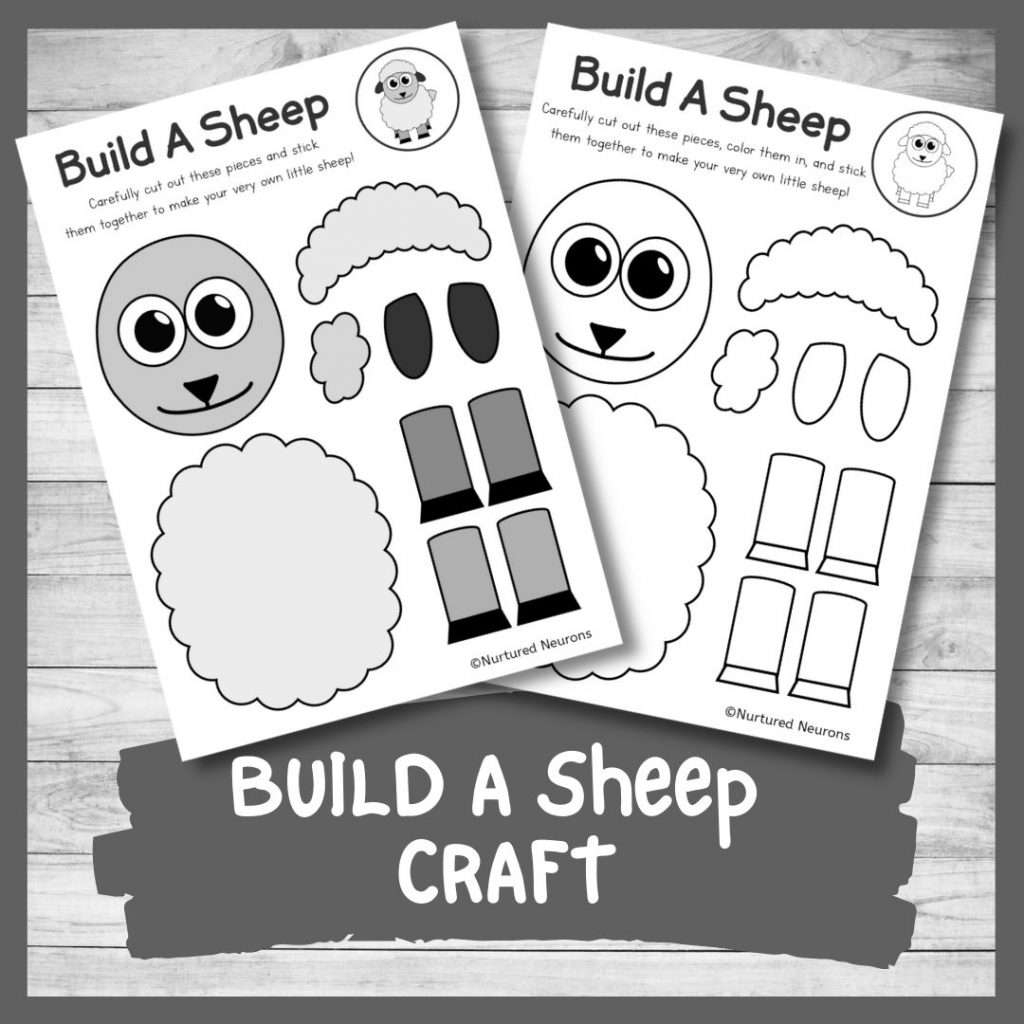 Sheep Craft Printable Printable Free Templates