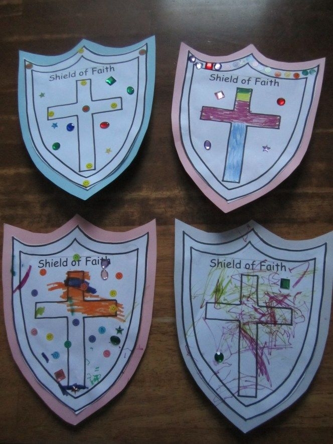 Shield Of Faith Craft Ministry 2 Kids Faith Crafts Shield Of Faith 