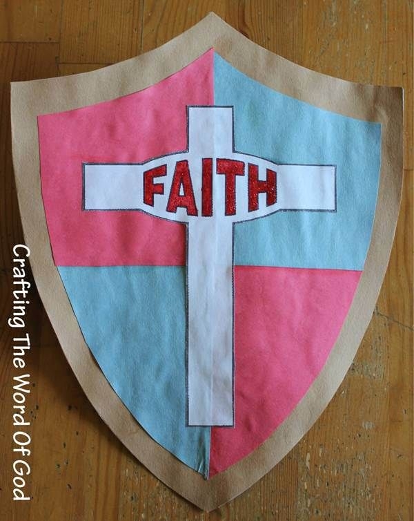Shield Of Faith Faith Crafts Bible Crafts Shield Of Faith