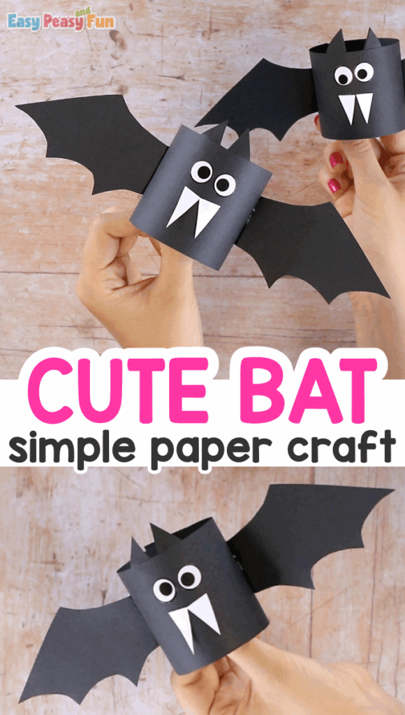 Simple Paper Bat Craft Artofit