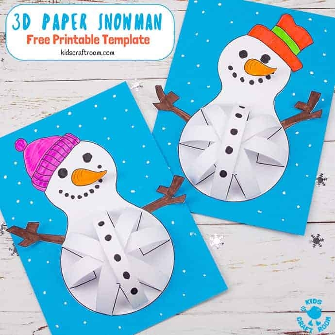 Snowman Craft Printable