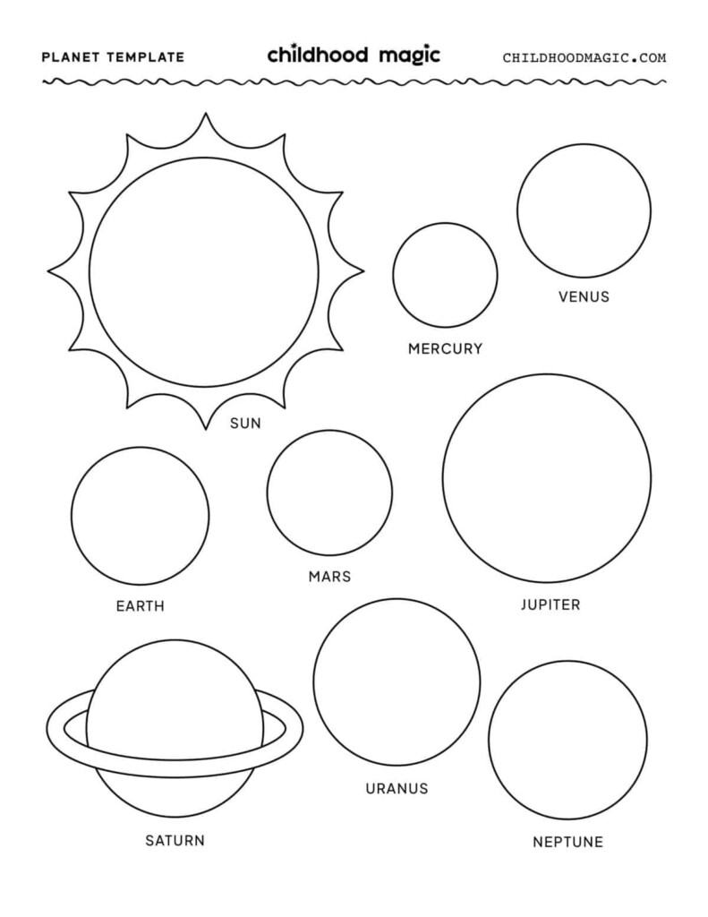 Solar System Felt Board Craft For Kids Childhood Magic