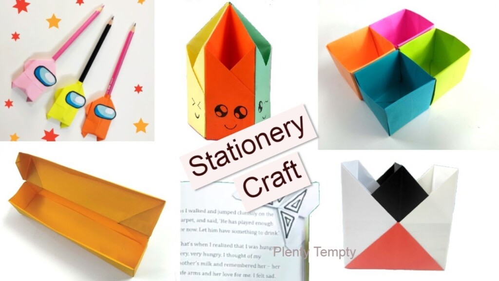 Stationery Paper Craft Art And Craft With Paper Craft With Paper Easy 
