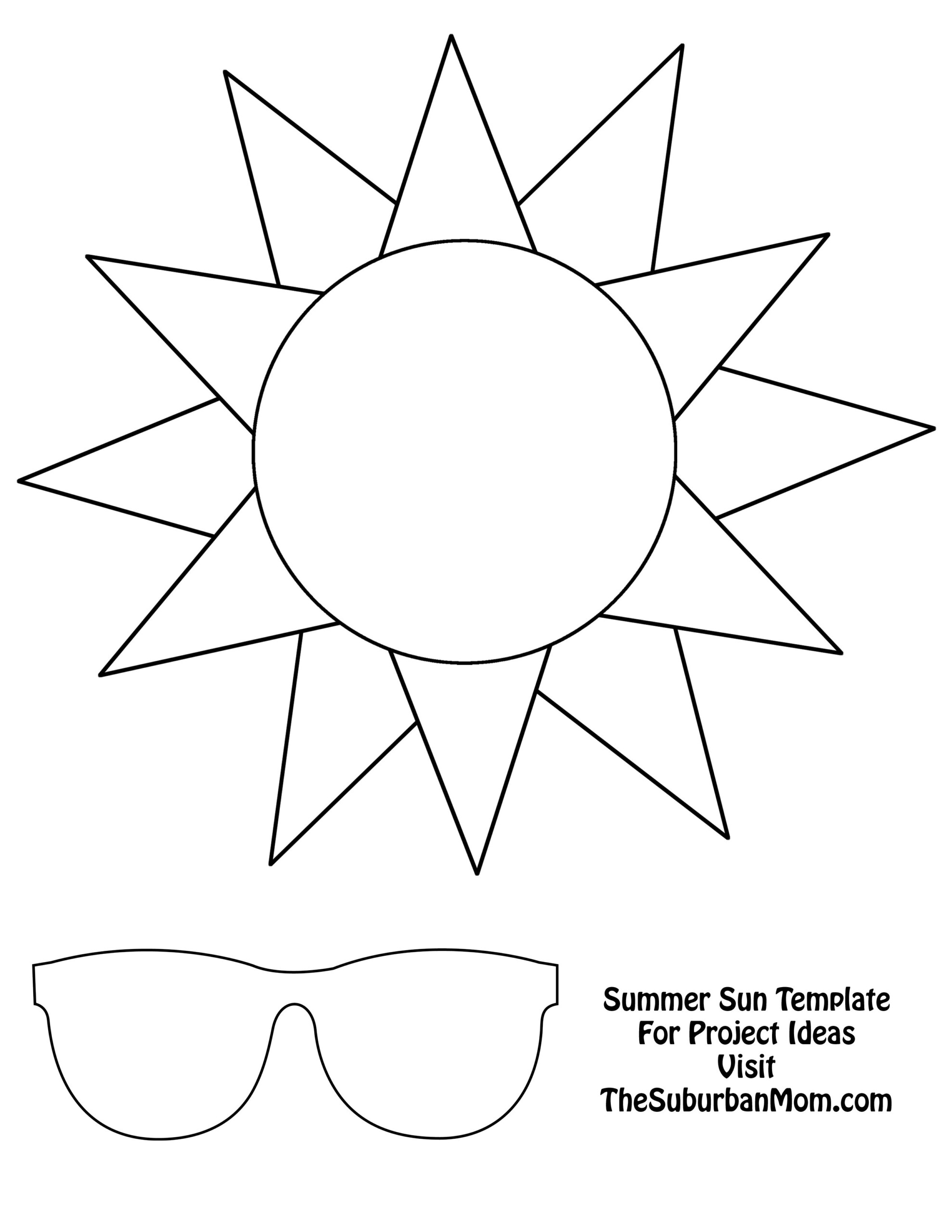 Summer Templates Printable
