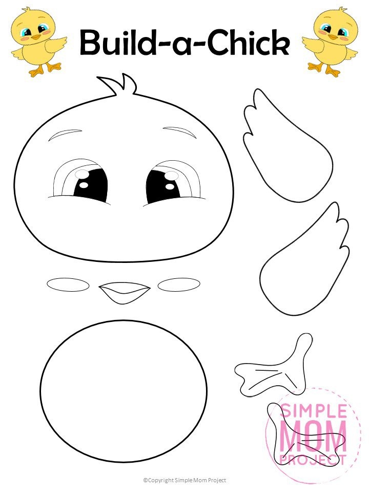 Template Printable Spring Crafts For Kids
