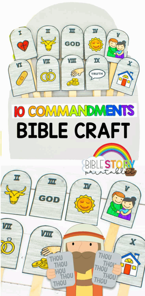 Ten Commandments Craft Artofit