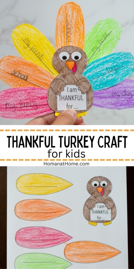 Thankful Turkey Free Printable Love Handmade