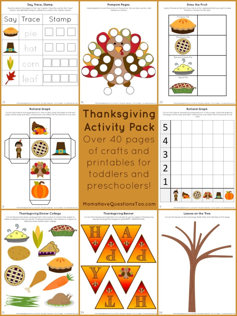 Thanksgiving Craft Printables