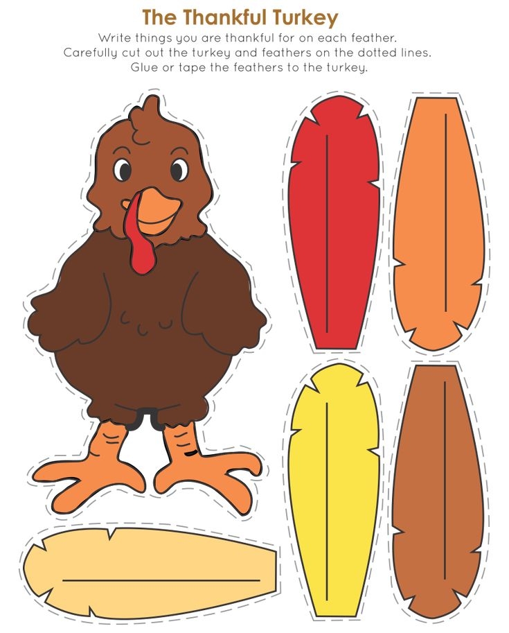 Thanksgiving Crafts Kids 11 Free PDF Printables Printablee 
