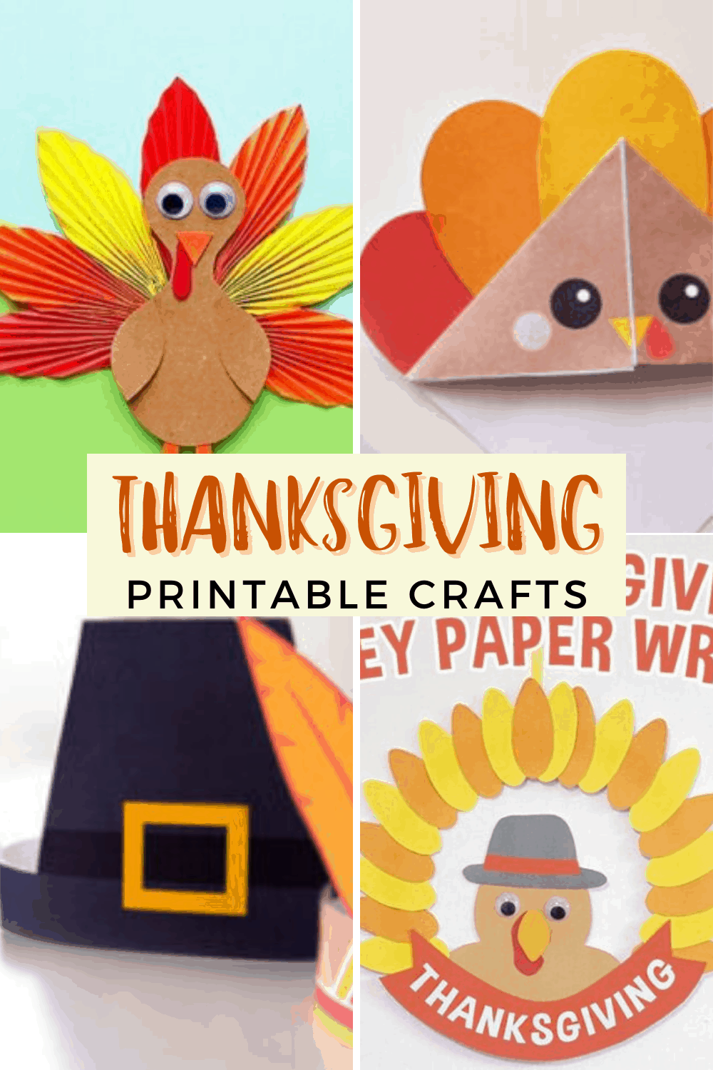 Thanksgiving Printable Crafts Free Printable Pdf Printable Free Templates
