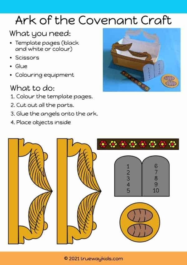 The Ark Of The Covenant Craft Fun And Educational Kids Activity