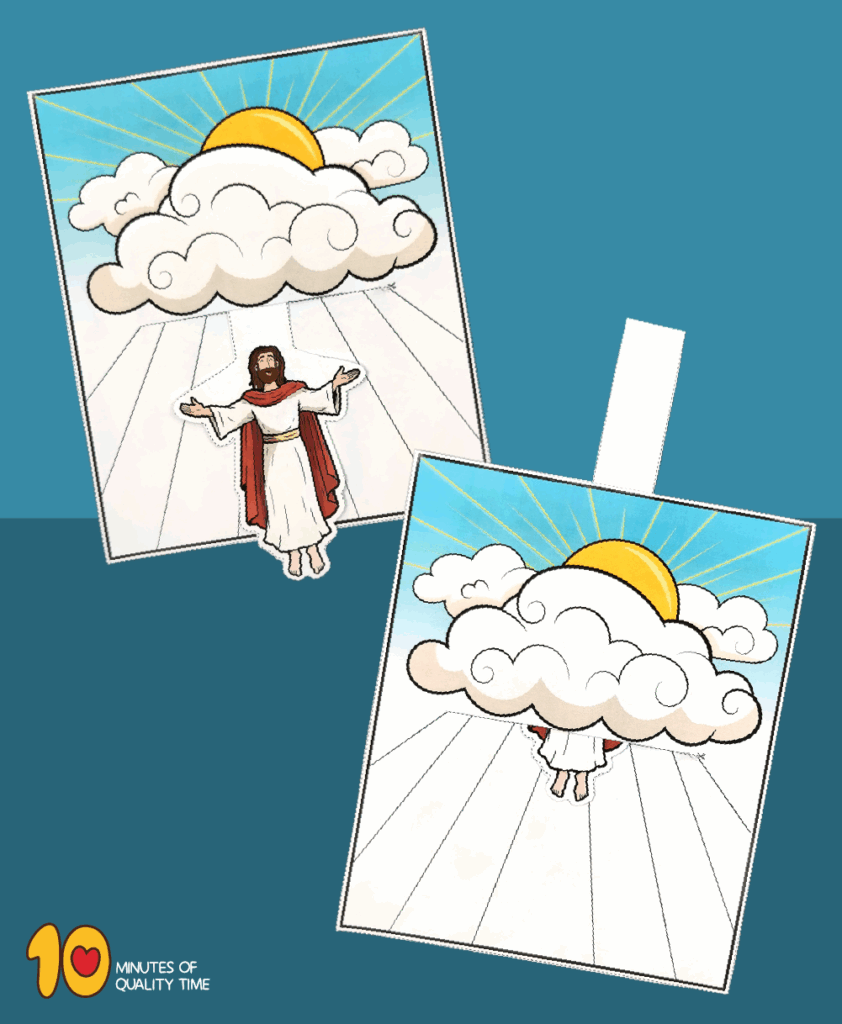 The Ascension Of Jesus Craft 10 Minutes Of Quality Time