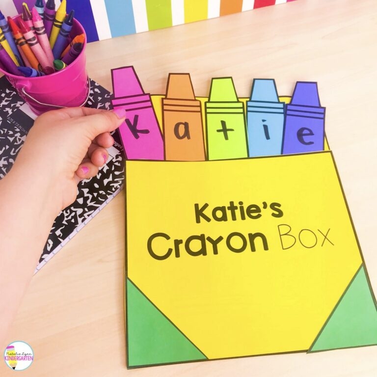 The Crayon Box Name Craft You NEED To Make Natalie Lynn Kindergarten