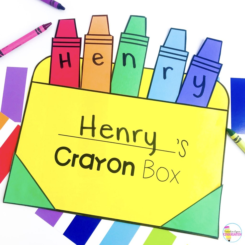 The Crayon Box Name Craft You NEED To Make Natalie Lynn Kindergarten