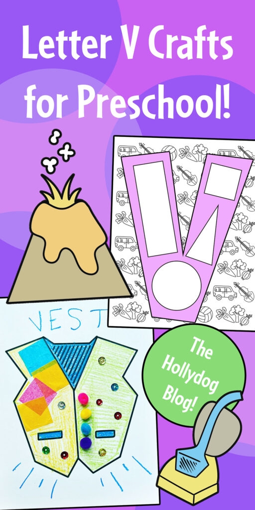 The Letter V Craft For Preschool with Free Printable Templates The 