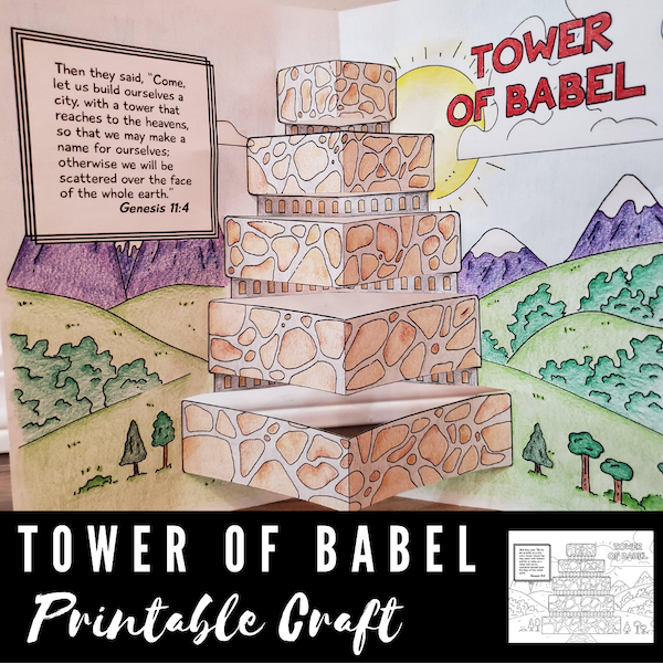 Tower Of Babel Craft Teach Sunday School