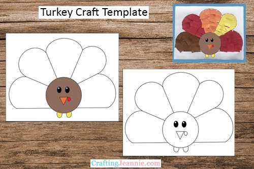 Turkey Craft For Toddlers Free Printable Template Crafting Jeannie