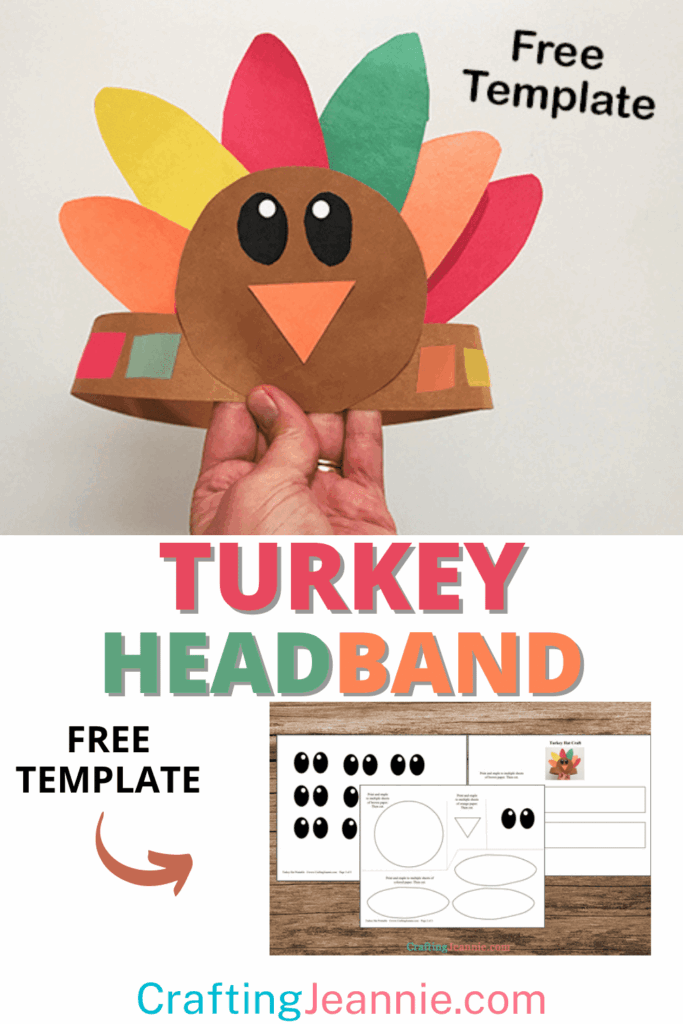 Turkey Headband Craft Free Template Crafting Jeannie Crafting Jeannie