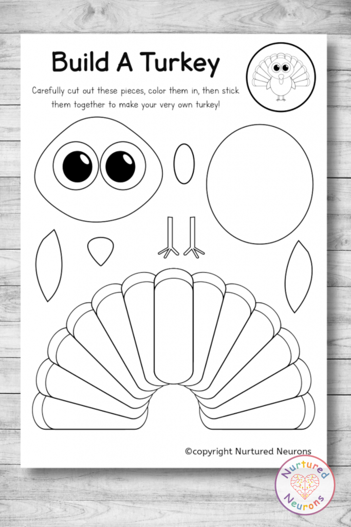 Turkey Printable Craft