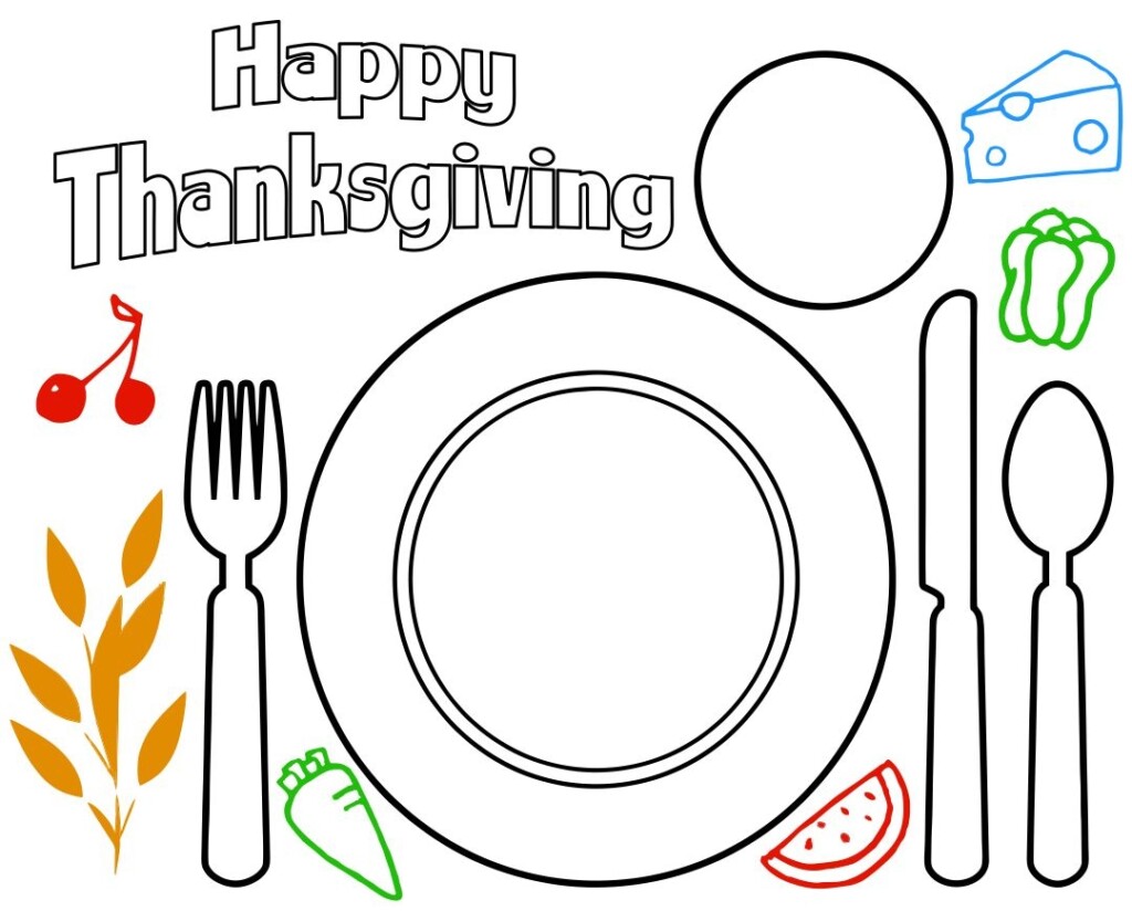 Turkey Thanksgiving Placemats 10 Free PDF Printables Printablee