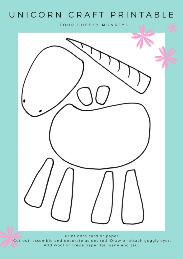 Unicorn Printable Craft