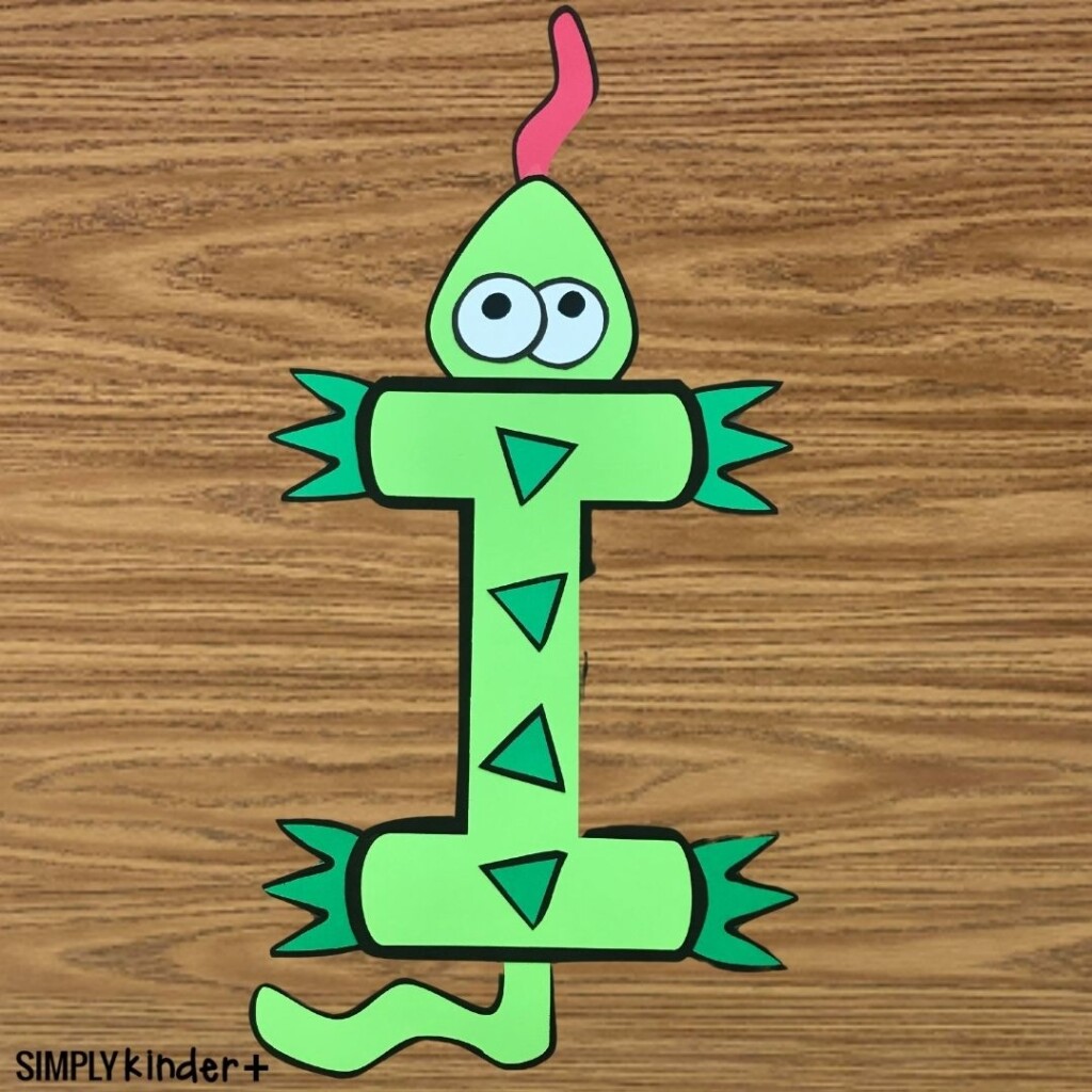 Uppercase Letter I Alphabet Craft Simply Kinder Plus