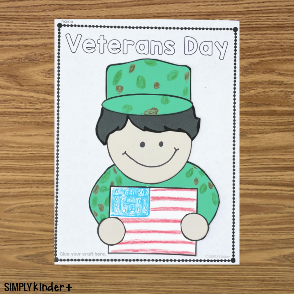 Veterans Day Craft Simply Kinder Plus