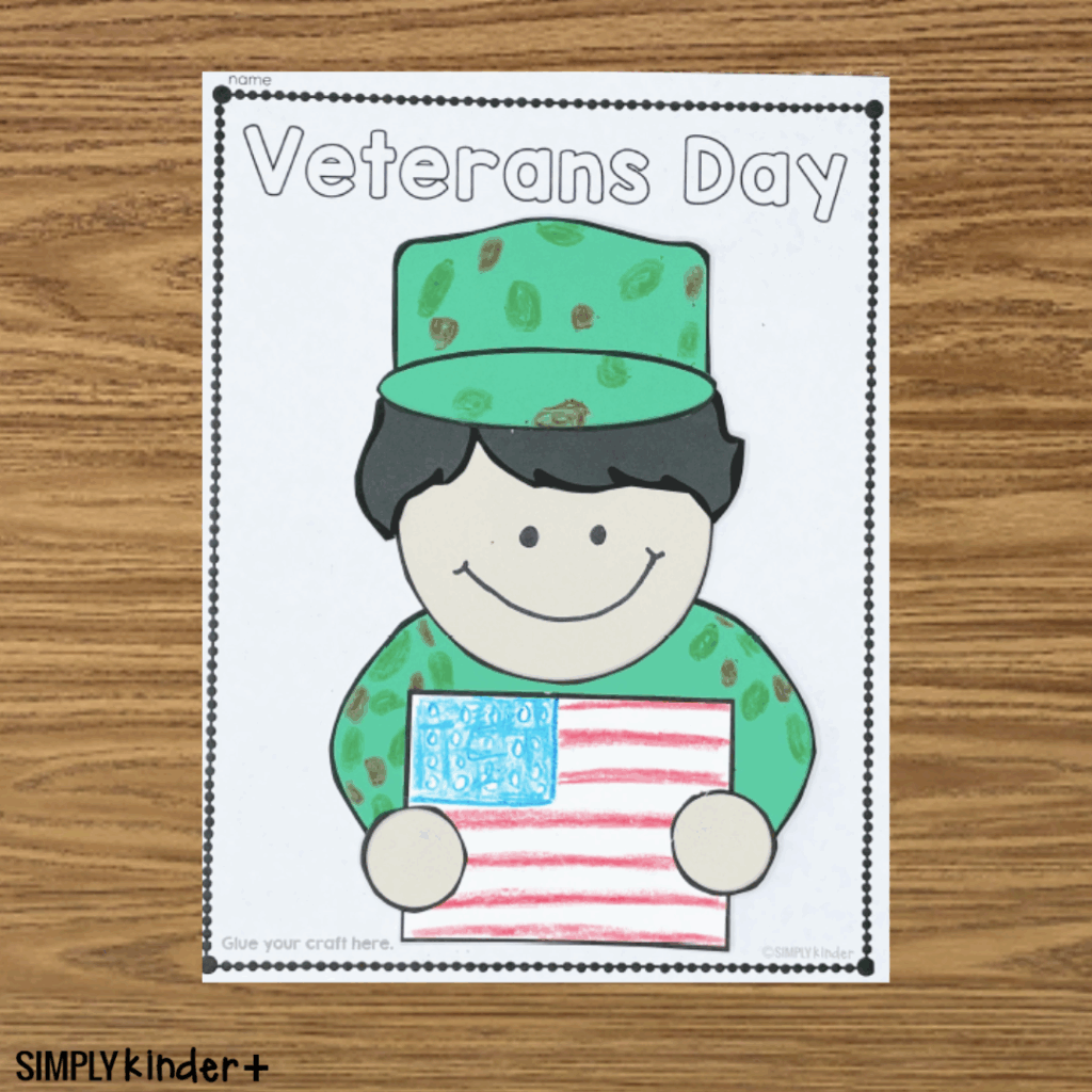 Veterans Day Craft Simply Kinder Plus