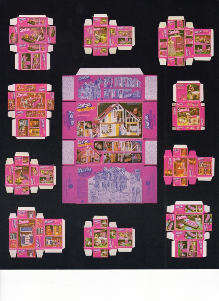 Vintage Barbie Boxes 1981 Barbie Miniatures Doll Diy Crafts Barbie 