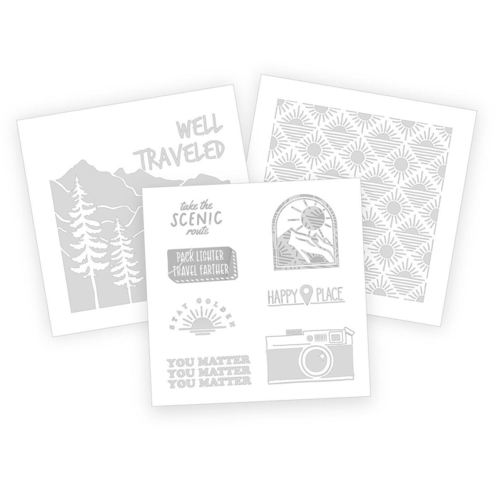 We R Memory Keepers Vinyl Print Press Heat Set Vinyl Pre cut Travel 